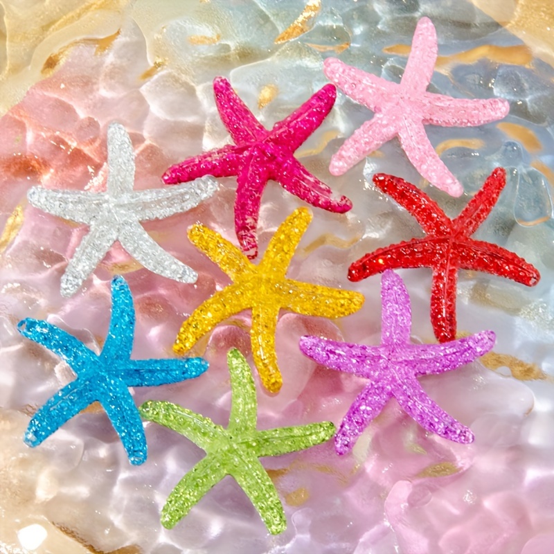 10Pcs 1.57 Inch Resin Starfish - Aquarium Fish Small のレビューと価格