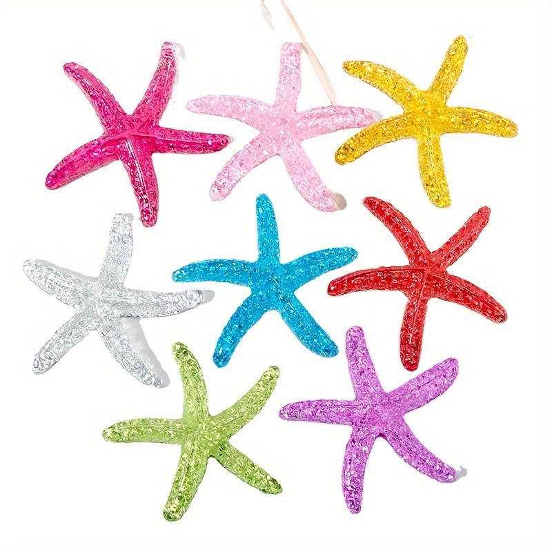 10Pcs 1.57 Inch Resin Starfish - Aquarium Fish Small のレビューと価格