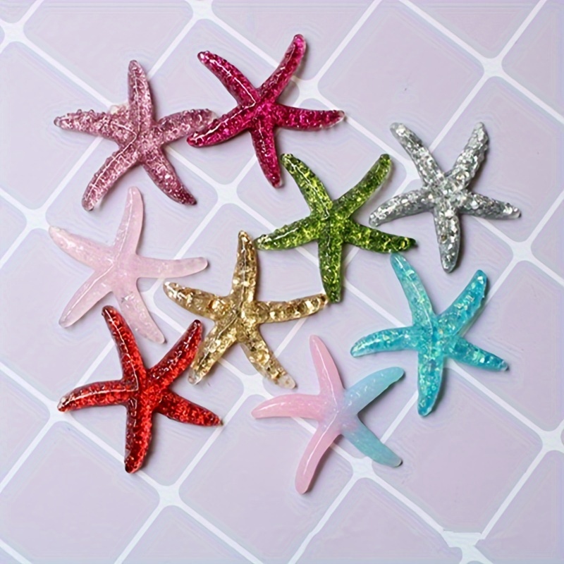 10Pcs 1.57 Inch Resin Starfish - Aquarium Fish Small のレビューと価格