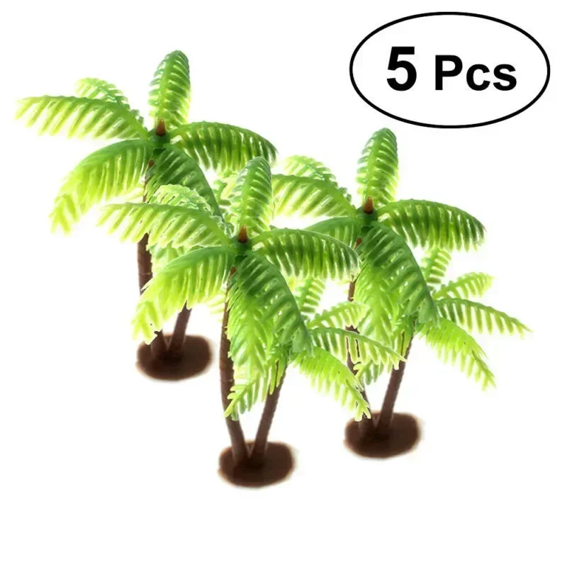 5Pcs Mini Plastic Coconut Palm - Aquarium Fish Small のレビューと価格