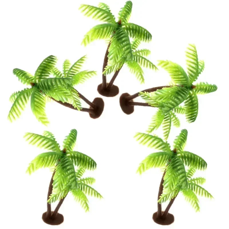 5Pcs Mini Plastic Coconut Palm - Aquarium Fish Small のレビューと価格