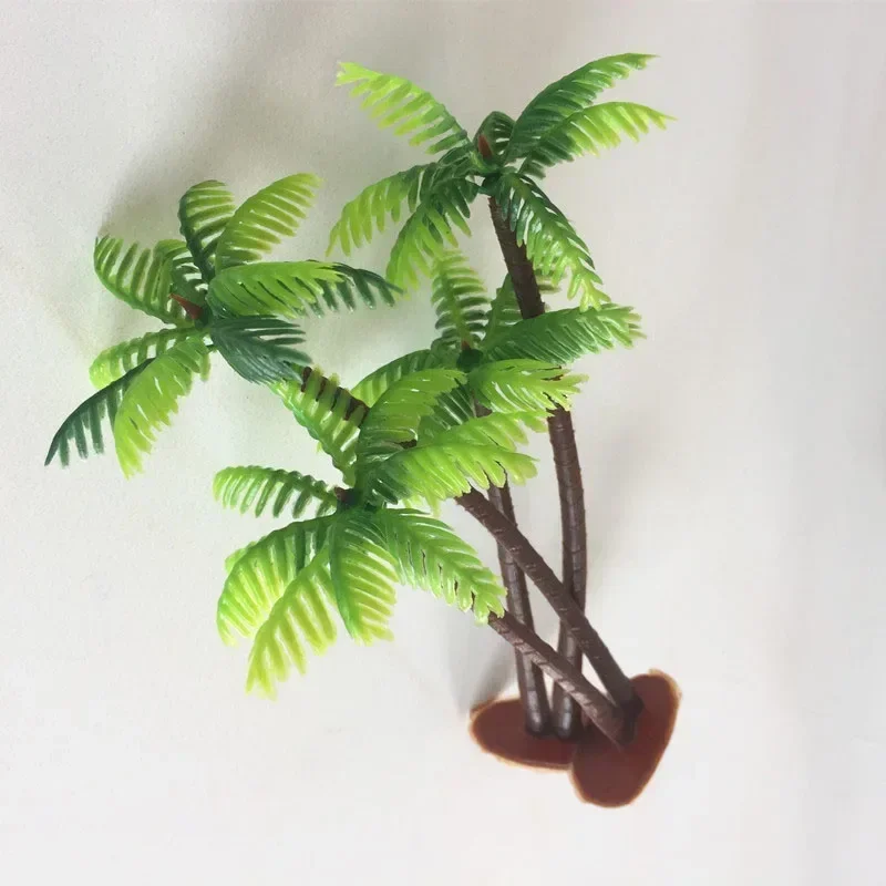 5Pcs Mini Plastic Coconut Palm - Aquarium Fish Small のレビューと価格