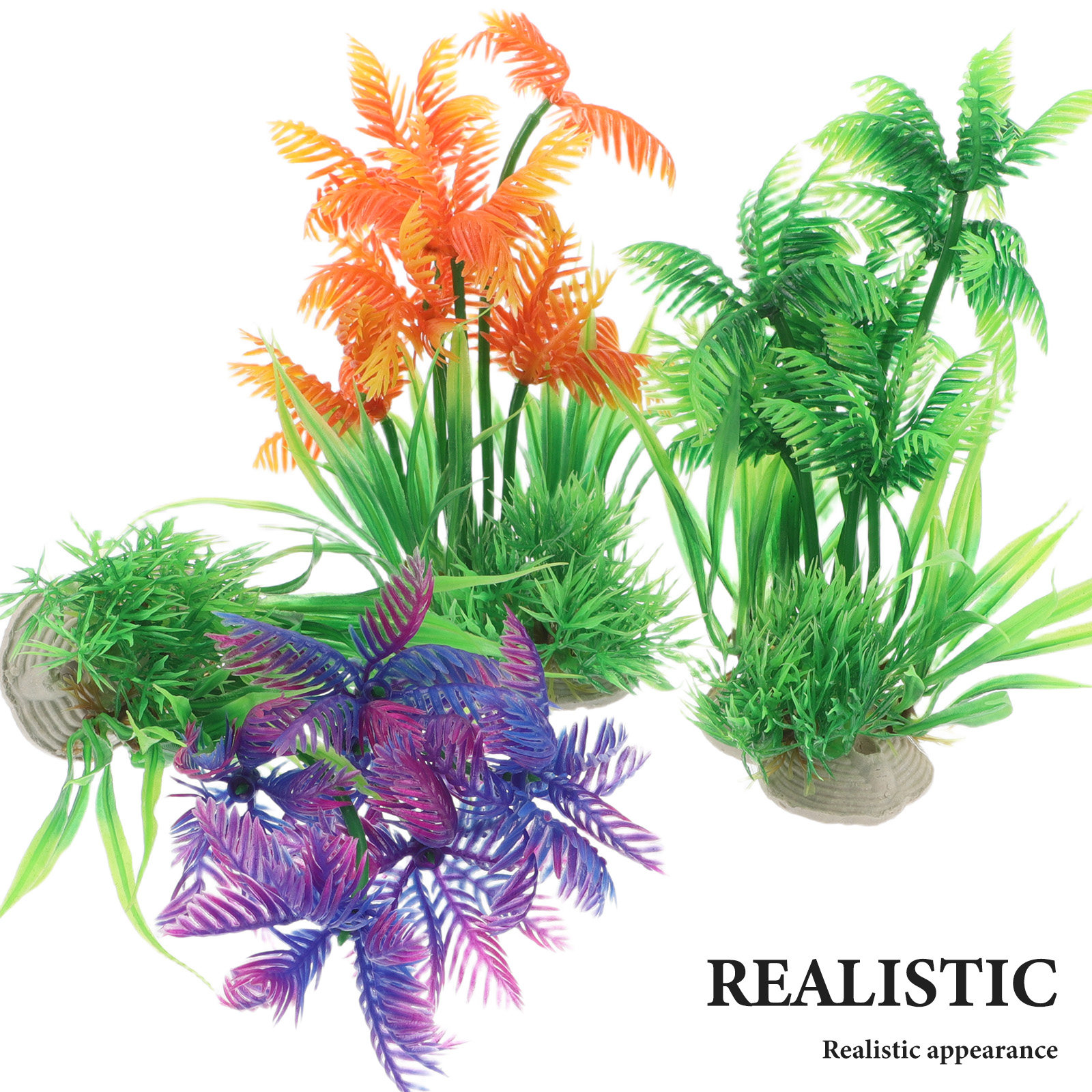 6pcs Artificial Plants Lifelik - Aquarium Fish Low Maintenance のレビューと価格