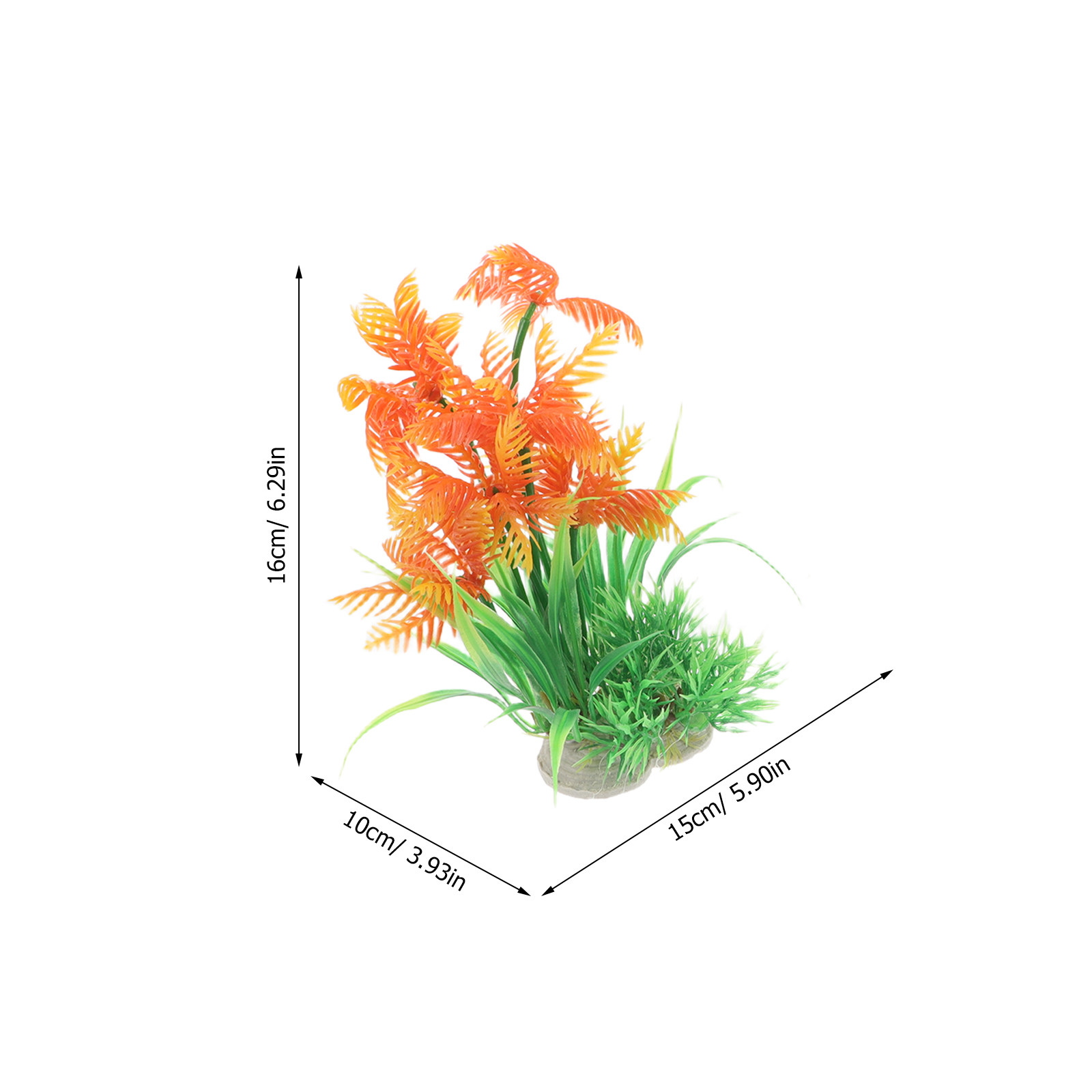 6pcs Artificial Plants Lifelik - Aquarium Fish Low Maintenance のレビューと価格
